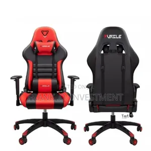 Furgle Gaming Ergonomic Swivel Chair - Red Black- 1 Piece