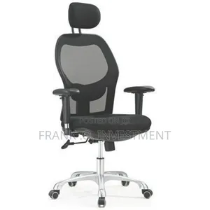 Mesh Foam Ergonomic Swivel Chair With Adjustable Padded Armrest