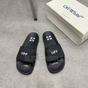Off-White Stamp Slides.