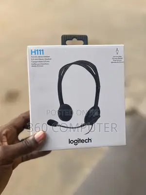 Logitech H111 3.5mm Stereo Headset With Microphone