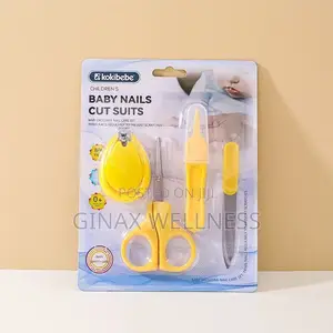 4-Piece Baby Nails Care Set With Nail Clippers Nail Scissors, Etc
