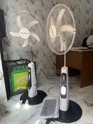 Durable Quality Solar Fan Rechargeable Fan
