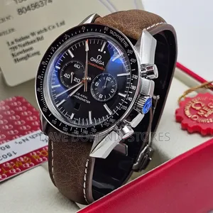 Omega Leather Watch Automatic Available