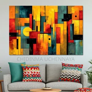 Modern Abstract Canvas Art Print