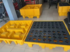 Oil Drum Spill Containment Pallet With Drain(4drum Spill Pallet)