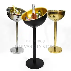 12l Quality Stainless Steel Floor Standing Luxury Wine/Champagne Bowl