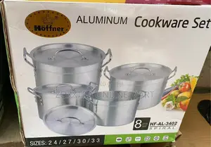 8pcs Hoffner Aluminium Cookware Set