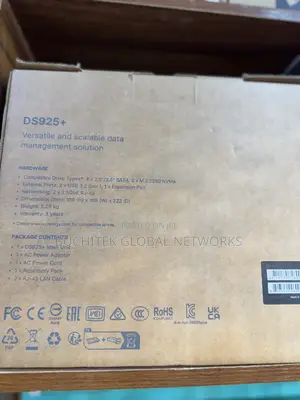 Synology Ds925+ 4-Bay Nas Enclosure