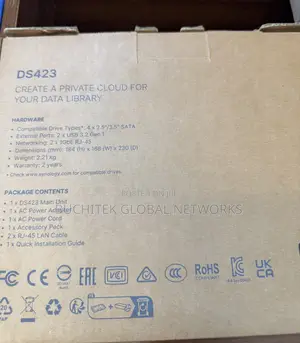 Synology Diskstation Ds423 4-Bay Nas Enclosure