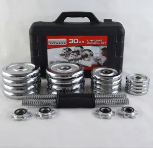 30kg Chrome Dumbbell Set