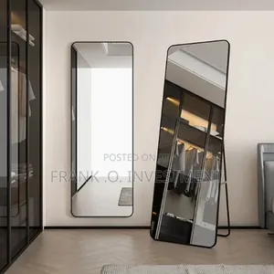 Frame Wall/ Standing Mirror - Black