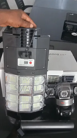 CCTV Solar Cameras Triple Lens With Solar Street Lights