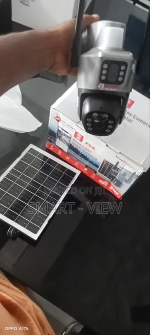 Dual Lens CCTV Solar Cameras