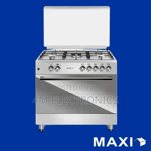 Maxi Gas Cooker 50 Cm * 50 Cm, 4 Gas Burners,Inox,(Euro Po