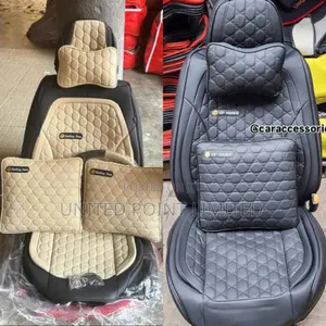 Smiley Face Leather Seat Cover