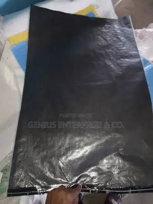Black Charcoal Pure Woven Sack Bags. 25kg