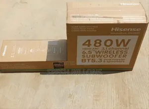 Hisense Original Soundbar 480watts, Excellent Sound Bass Wit Subwoofer