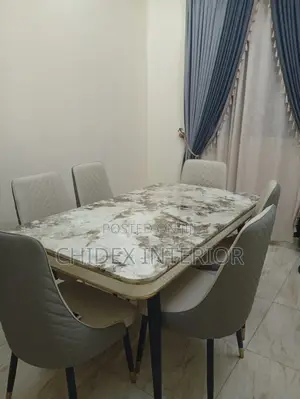 Exotic Marble Dining Table 6chiars