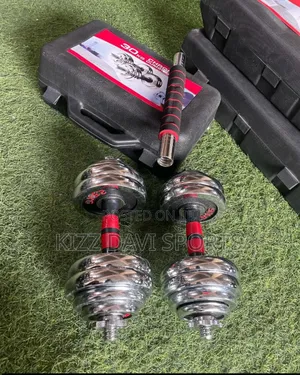 Box of Chrome Dumbbell Set