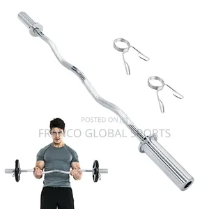Curl Bar Olympic Ez Curl Barbell