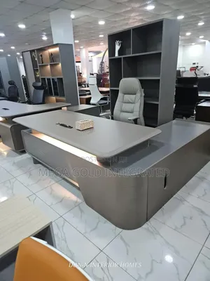 Led Light Executive Table With Extension 2.4meter