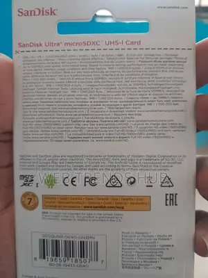 Sandisk Ultra 64gb Microsdxc Card - Class 10 (100mb/S)