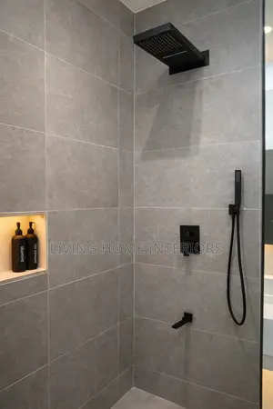 Matt Black 5 Way Conceal Shower With Rain Fall Rose