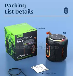 Zealot M1 Wireless Portable Bluetooth Speaker