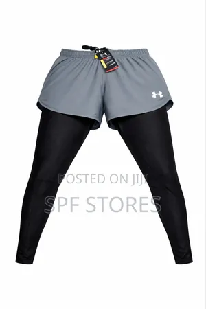 Black Colour Short With Long Tight