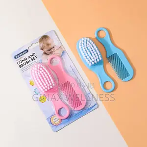Newborn Baby Hair Comb and Brush Set | Premium Baby Hair Care Kit