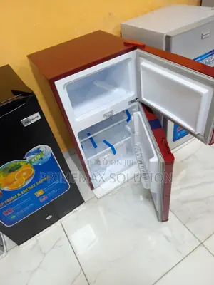 Polystar Double Door 90l Refrigerator Red – Fast Delivery