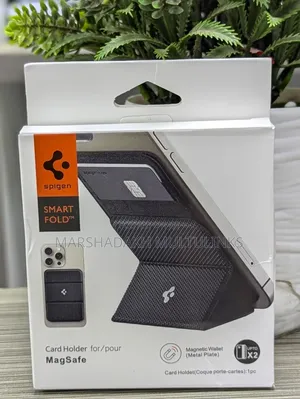 Original Spigen Magnetic Wallet Card Holder Grey/Black  