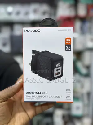 Porodo Quantum Gan 30w Multi-Port Charger