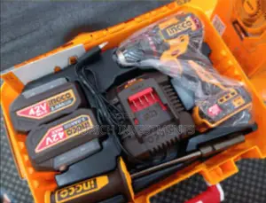 Ingco 42v Bl Compact Impact Drill 99nm 2x2.0ah Case Cidli429982