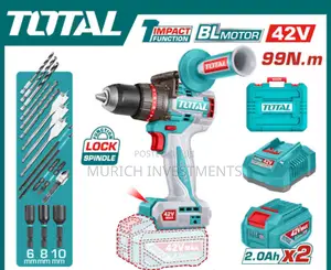 Total 42v Brushless Compact Impact Drill – 99nm