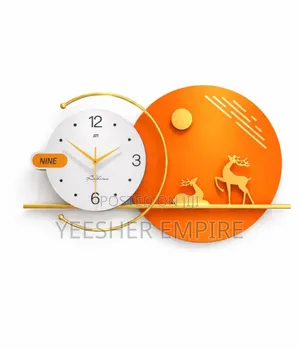 Affordable Luxury Metallic Wall Clock