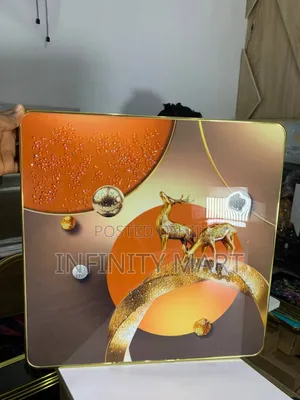 Golden Deer Acrylic Frame