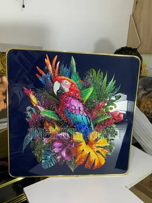 Multicolour Parrot Acrylic Frame