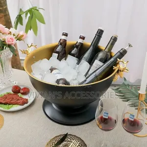 Quality Stainless Steel Black Wine/ Champagne Bowl