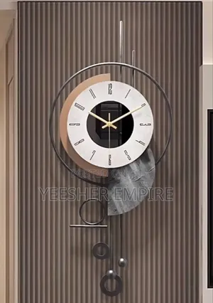 Metal Wall Clock - Adds Class To Any Room