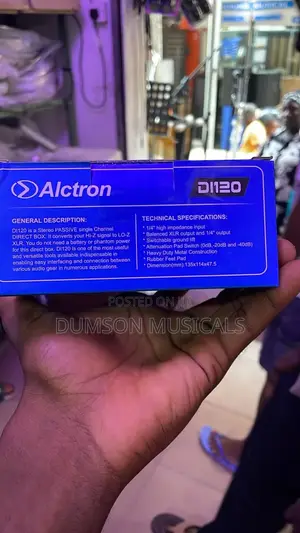 Alctron Di120 Dual Channel Passive Di Box