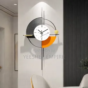 Premium Metal Wall Clock - Modern Look