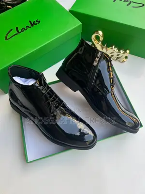 Classy Patent Ankle Shoes