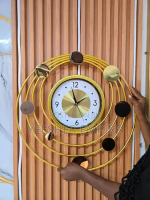 Luxury Metal Clock - Perfect For Bedrooms