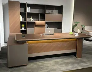High Classic Office Executive Table With Extension