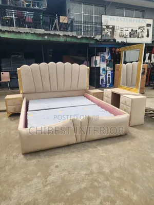 Executive 7by6 Upholstery Padded Bed Stand