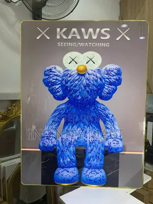 Blue Kaws Acrylic Frame