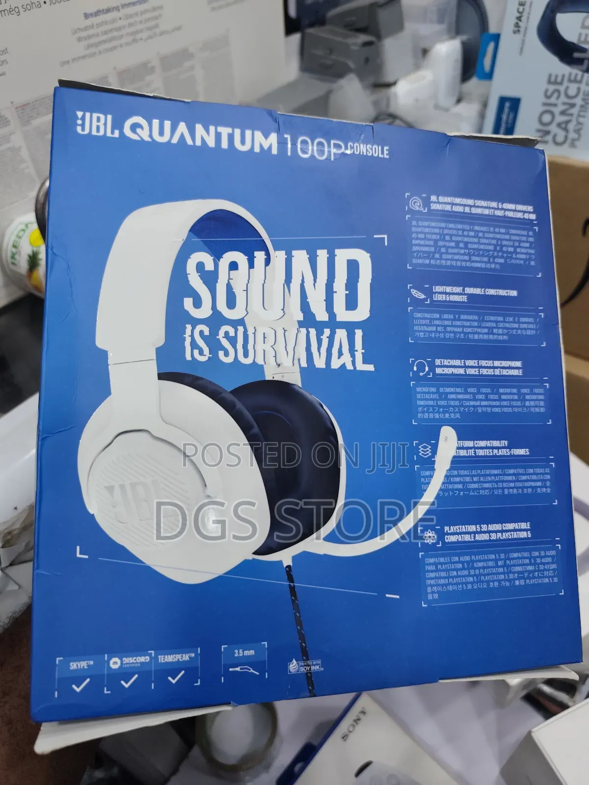 JBL Quantum 100p Console Wired Headphone