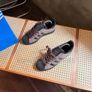 Original Adidas Superstar 80 Vintage Brown & Black Sneakers