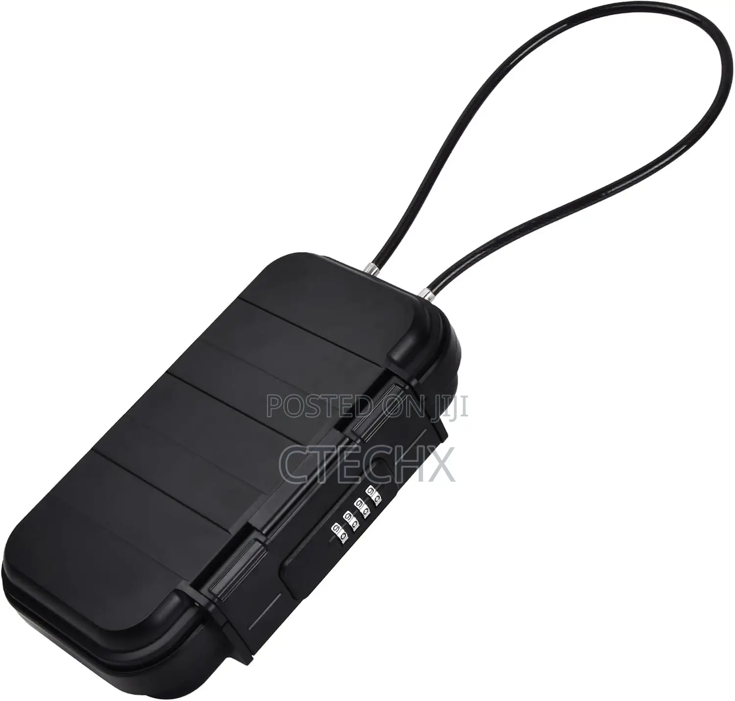 Portable Safe Box With Code, Waterproof Combination Security Lock Box